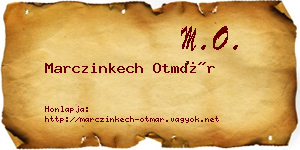 Marczinkech Otmár névjegykártya